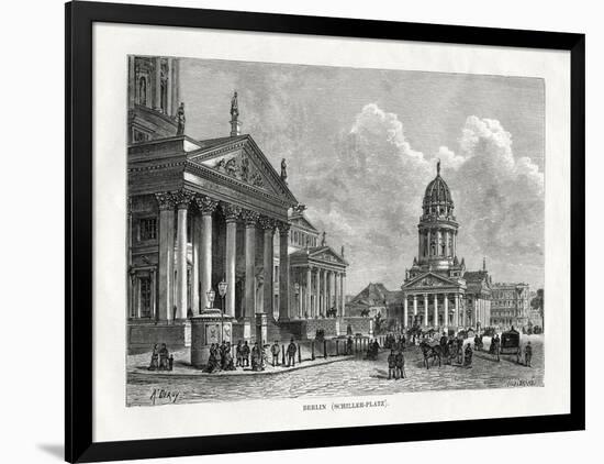 Schiller Platz, Berlin, Germany, 1879-A Deroy-Framed Giclee Print