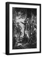 Schiller Reciting-RU Heideloff-Framed Art Print