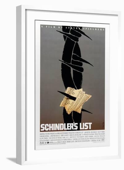 SCHINDLER'S LIST [1993], directed by STEVEN SPIELBERG.-null-Framed Photographic Print