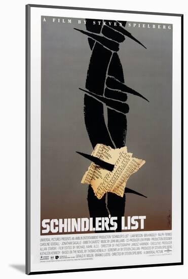 SCHINDLER'S LIST [1993], directed by STEVEN SPIELBERG.-null-Mounted Photographic Print