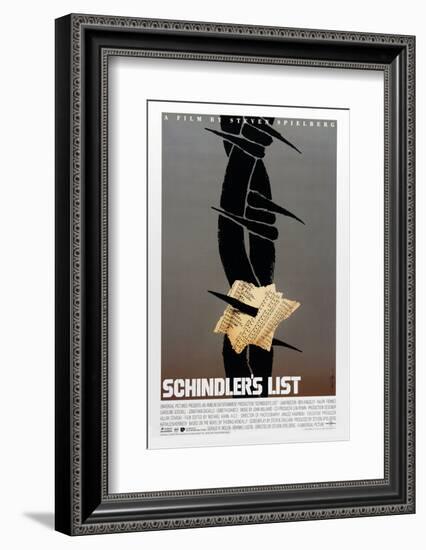 SCHINDLER'S LIST [1993], directed by STEVEN SPIELBERG.-null-Framed Photographic Print