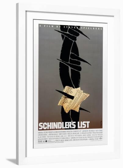 SCHINDLER'S LIST [1993], directed by STEVEN SPIELBERG.-null-Framed Photographic Print