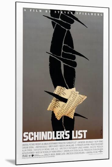 SCHINDLER'S LIST [1993], directed by STEVEN SPIELBERG.-null-Mounted Photographic Print