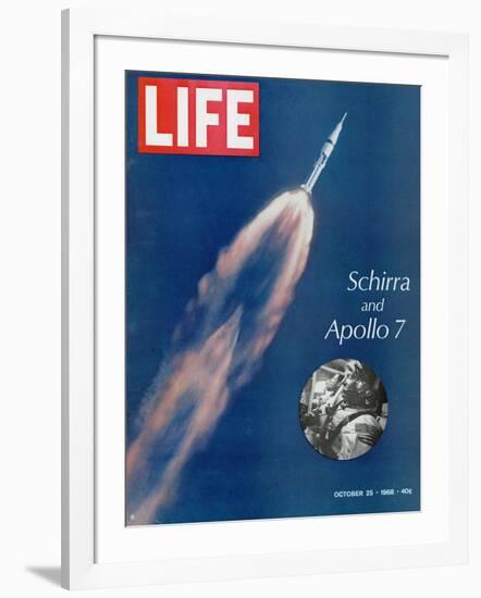 Schirra and Apollo 7, October 25, 1968-null-Framed Photographic Print