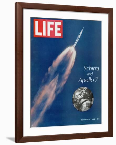 Schirra and Apollo 7, October 25, 1968-null-Framed Photographic Print