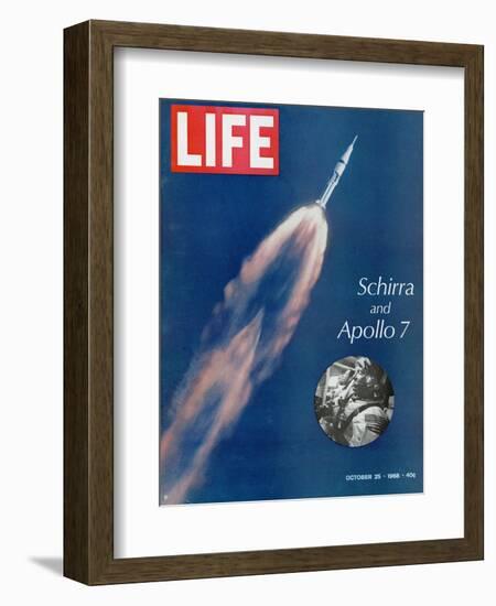 Schirra and Apollo 7, October 25, 1968-null-Framed Photographic Print