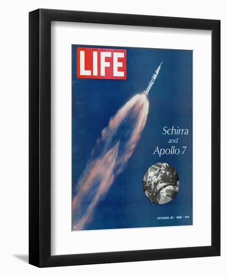 Schirra and Apollo 7, October 25, 1968-null-Framed Photographic Print