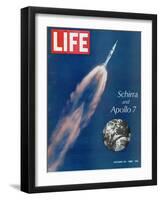 Schirra and Apollo 7, October 25, 1968-null-Framed Photographic Print