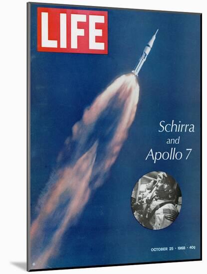 Schirra and Apollo 7, October 25, 1968-null-Mounted Photographic Print