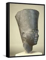 Schist Head of Userkaf, from Abusir, Solar Temple of Userkaf-null-Framed Stretched Canvas
