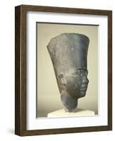 Schist Head of Userkaf, from Abusir, Solar Temple of Userkaf-null-Framed Giclee Print