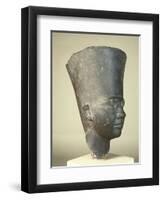 Schist Head of Userkaf, from Abusir, Solar Temple of Userkaf-null-Framed Giclee Print