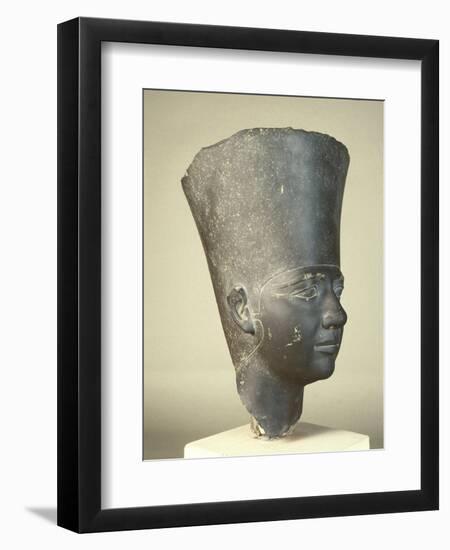 Schist Head of Userkaf, from Abusir, Solar Temple of Userkaf-null-Framed Giclee Print