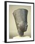 Schist Head of Userkaf, from Abusir, Solar Temple of Userkaf-null-Framed Giclee Print