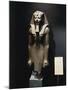 Schist Statue of Thutmose III, from the Temple of Amon at Karnak-null-Mounted Giclee Print