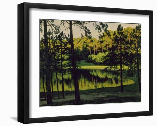 Schlachtensee Near Berlin-Walter Leistikow-Framed Giclee Print