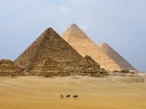 Pyramids of Giza, Giza, UNESCO World Heritage Site, Near Cairo, Egypt, North Africa, Africa-Schlenker Jochen-Photographic Print