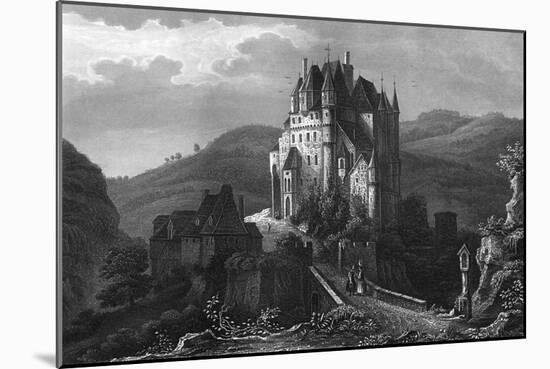 Schloss at Eltz-null-Mounted Art Print