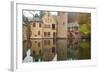 Schloss (Castle) Mespelbrunn in Autumn, Near Frankfurt, Germany, Europe-Miles Ertman-Framed Photographic Print