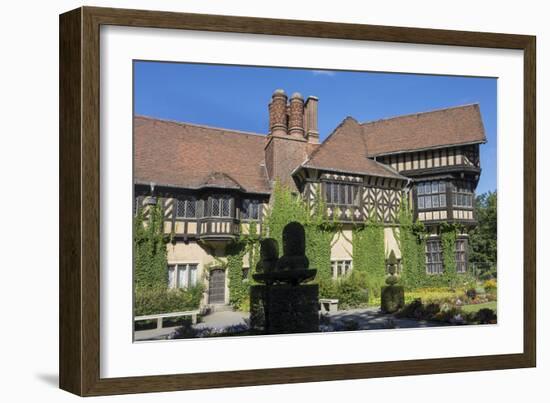 Schloss Cecilienhof, scene of 1945 Conference at end of World War II, Potsdam, Brandenburg, Germany-Rolf Richardson-Framed Photographic Print