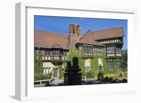 Schloss Cecilienhof, scene of 1945 Conference at end of World War II, Potsdam, Brandenburg, Germany-Rolf Richardson-Framed Photographic Print