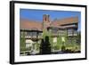 Schloss Cecilienhof, scene of 1945 Conference at end of World War II, Potsdam, Brandenburg, Germany-Rolf Richardson-Framed Photographic Print