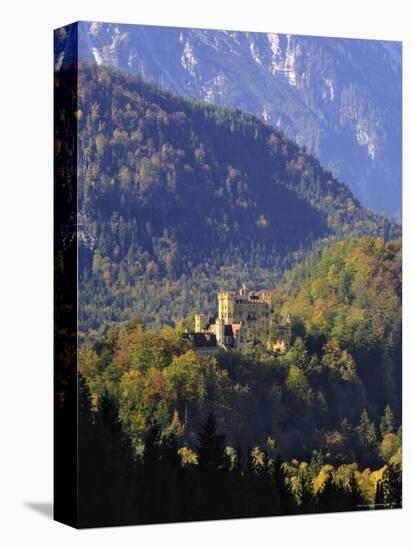Schloss Hohenschwangau, Castle Near Fussen, Bavaria (Bayern), Germany-Gary Cook-Stretched Canvas