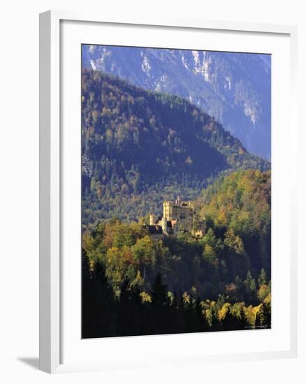 Schloss Hohenschwangau, Castle Near Fussen, Bavaria (Bayern), Germany-Gary Cook-Framed Photographic Print