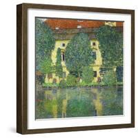 Schloss Kammer Am Attersee III (Wasserschloss), 1910-Gustav Klimt-Framed Giclee Print