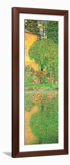 Schloss Kammer on Attersee (detail)-Gustav Klimt-Framed Art Print