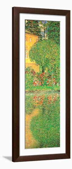 Schloss Kammer on Attersee (detail)-Gustav Klimt-Framed Art Print