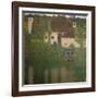 Schloss Kammer on the Attersee (I), 1908-Gustav Klimt-Framed Giclee Print