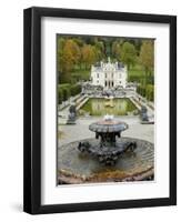 Schloss Linderhof, Between Fussen and Garmisch-Partenkirchen, Bavaria (Bayern), Germany-Gary Cook-Framed Photographic Print