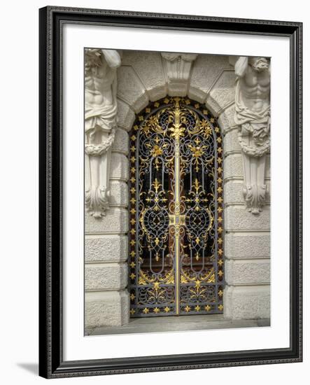 Schloss Linderhof Door-George Johnson-Framed Photographic Print