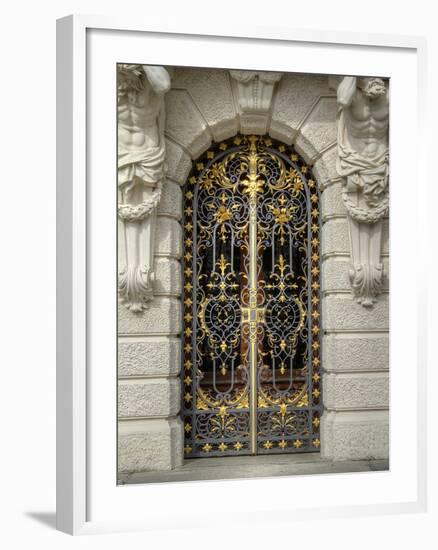 Schloss Linderhof Door-George Johnson-Framed Photographic Print