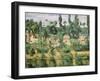 Schloss Medan, Um 1880-Paul C?zanne-Framed Giclee Print