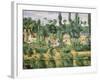 Schloss Medan, Um 1880-Paul C?zanne-Framed Giclee Print