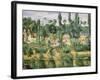 Schloss Medan, Um 1880-Paul C?zanne-Framed Giclee Print