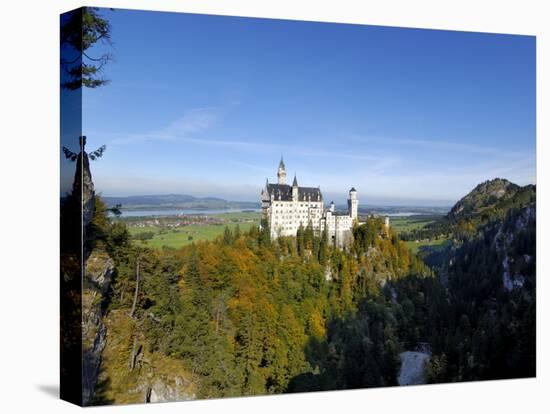 Schloss Neuschwanstein, Bavaria (Bayern), Germany-Gary Cook-Stretched Canvas