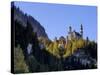 Schloss Neuschwanstein, Fairytale Castle Built by King Ludwig II, Near Fussen, Bavaria, Germany-Gary Cook-Stretched Canvas