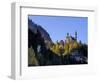 Schloss Neuschwanstein, Fairytale Castle Built by King Ludwig II, Near Fussen, Bavaria, Germany-Gary Cook-Framed Photographic Print