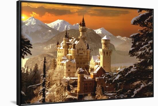 Schloss Neuschwanstein-null-Framed Poster