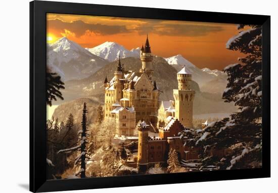 Schloss Neuschwanstein-null-Framed Poster