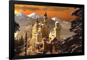 Schloss Neuschwanstein-null-Framed Poster