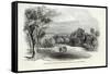 Schloss Rosenau, near Coburg, from 'The Illustrated London News', 30th August 1845-null-Framed Stretched Canvas