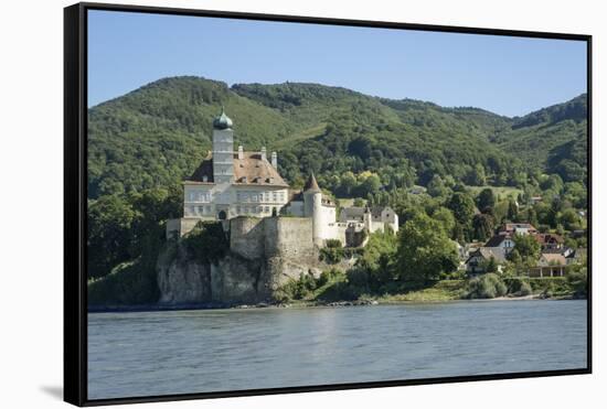 Schloss Schonbuhel and River Danube, Wachau Valley, Lower Austria, Austria, Europe-Rolf Richardson-Framed Stretched Canvas