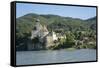 Schloss Schonbuhel and River Danube, Wachau Valley, Lower Austria, Austria, Europe-Rolf Richardson-Framed Stretched Canvas