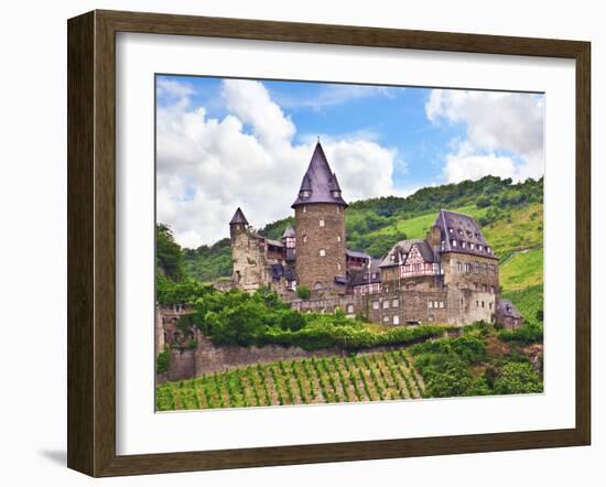 Schloss Stahleck, Bacharach, Germany-Miva Stock-Framed Premium Photographic Print