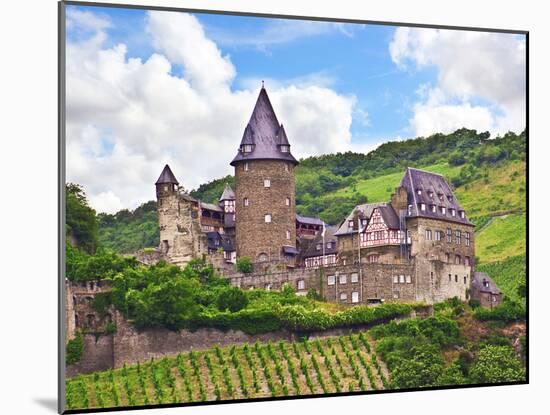 Schloss Stahleck, Bacharach, Germany-Miva Stock-Mounted Premium Photographic Print