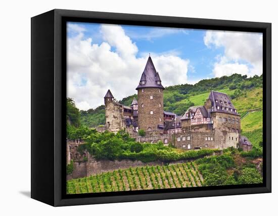 Schloss Stahleck, Bacharach, Germany-Miva Stock-Framed Stretched Canvas